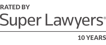 Rated by Super Lawyers for the past 10 years